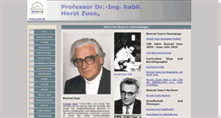 Desktop Screenshot of konrad-zuse.de